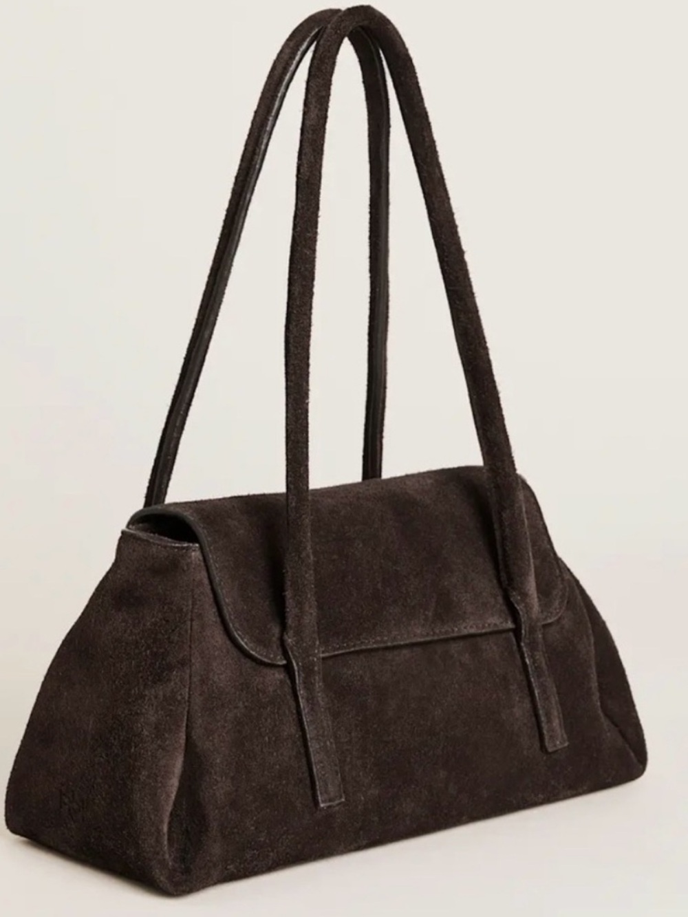 Reformation Catarina (small) Brown Suede Handbag